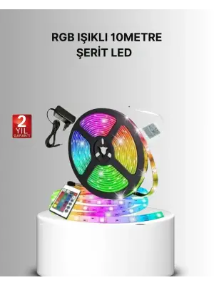Uzaktan Kumandalı Rgb Smart Şerit Led Işık Esnek Ve Taşınabilir Dekorasyon