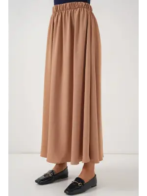 Uzun Ayrobin Etek 8050 - Camel