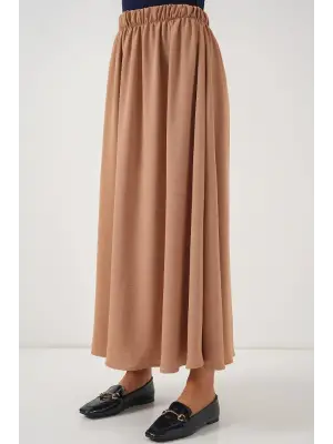 Uzun Ayrobin Etek 8050 - Camel