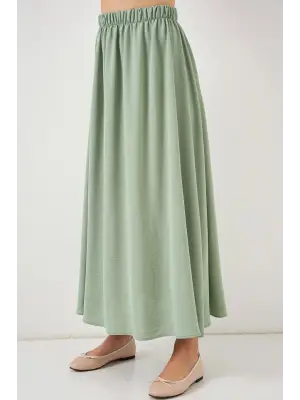 Uzun Ayrobin Etek 8050 - E.Yeşil