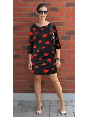 Omarı Şık Kadın Dalgıç Mini Boy Elbise