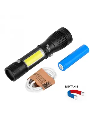 Uzun Menzilli El Feneri Mıknatıslı  Wt-602