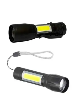 Uzun Menzilli Şarjlı El Feneri Uzun Ömürlü Led Işık Lamba