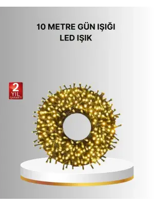 Uzun Ömürlü Led Teknolojili 10 Metre Şık Işıklı Süsleme Seti