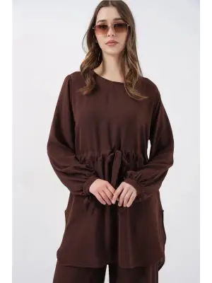 Göz Alıcı İkili Takım - Kahverengi