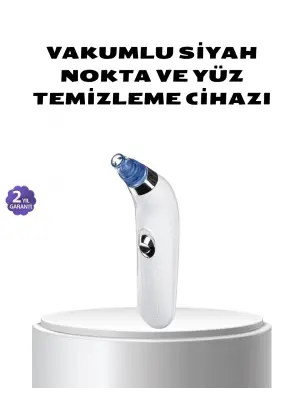 Vakumlu Siyah Nokta Temizleme Cihazı – 5 Kademe Güç Ve 4 Başlıklı Derin Cilt Bakımı