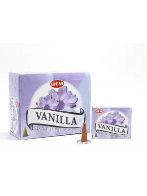 Vanilla Aromalı Konik Tütsü