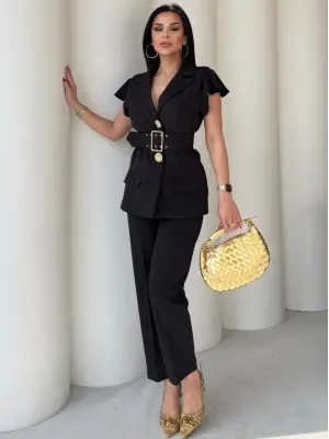 Omarı Şık Yelek Pantolon İkili Takım