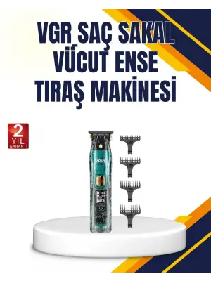 Vgr V-695 Profesyonel Tıraş Makinesi Seramik Bıçaklı Turbo Güçlü Motor