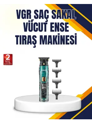 Vgr V-695 Profesyonel Tıraş Makinesi Seramik Bıçaklı Turbo Güçlü Motor