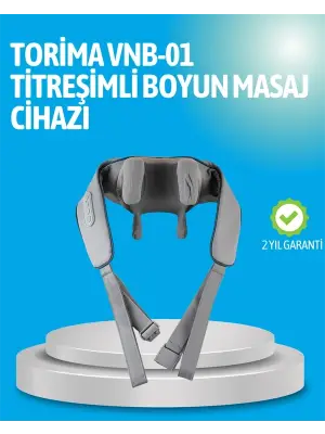 Vnb-01 Titreşimli Boyun Masaj Aleti Gri Renk