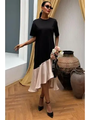 Volanlı Süprem Elbise 2864