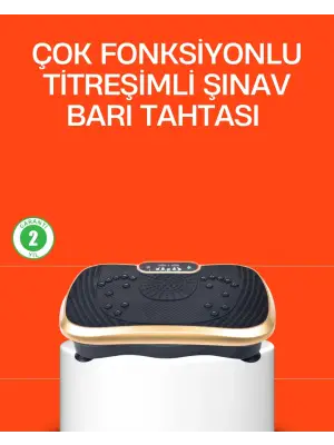 Vücut Şekillendirmeye Yardımcı Titreşimli Spor Platformu