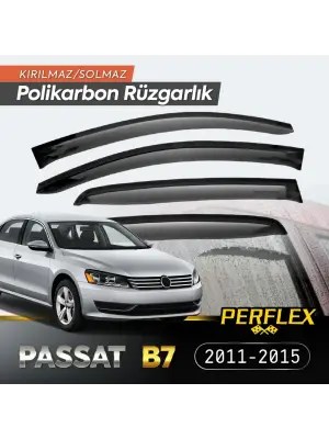Vw Passat B7 2011-2015 Cam Rüzgarlığı V2 Düz