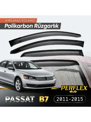 Vw Passat B7 2011-2015 Cam Rüzgarlığı V2 Düz