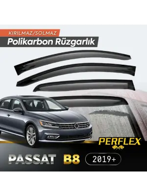 Vw Passat B8 2019+ Cam Rüzgarlığı V2 Düz