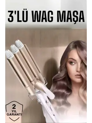 Wag Maşa Negatif İyon Teknolojili Isı Ayarlı Saç Maşası