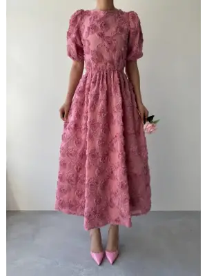 Wear Sırt Bağlama Detaylı Elbise