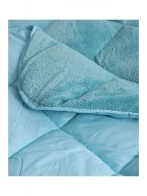 WELSOFT YORGAN ÇİFT KİŞİLİK YORGAN 200*220 ÇİFT TARAFLI-Turkuaz