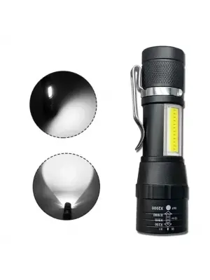 Wuben Wb-017 Zoomlu Şarjlı Cob Led Güçlü El Feneri