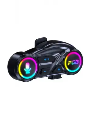 Y13 Motor Kask Kulaklık Rgb Modlu Radyolu Motosiklet Kulaklık 5.3 Bluetooth Intercom