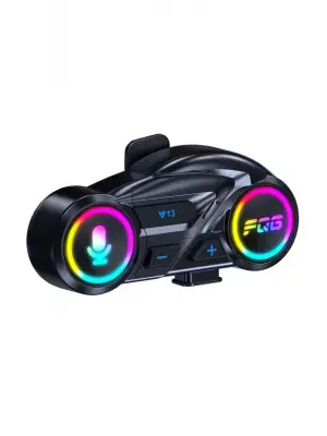 Y13 Motor Kask Kulaklık Rgb Modlu Radyolu Motosiklet Kulaklık 5.3 Bluetooth Intercom