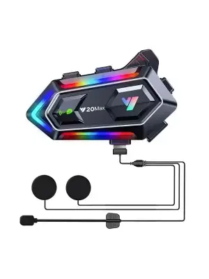 Y20 Max Kablosuz Motosiklet Kask Intercom