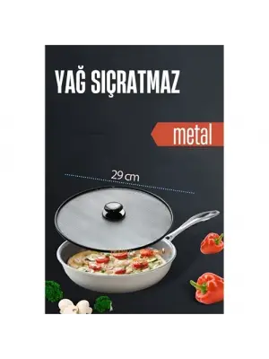 Yağ Kızartma Sıçratmaz Kapak 29 Cm