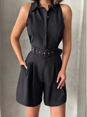 Modern Yakalı Tulum