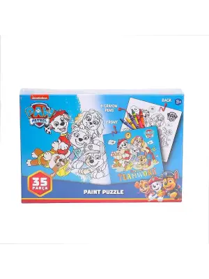 Omarı Paw Patrol Temalı Boyama Puzzle