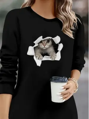 Omarı Şık Kadın Bisiklet Yaka Kısa Elbise