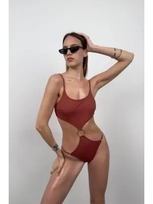 Omarı Şık Halka Detaylı Mayokini