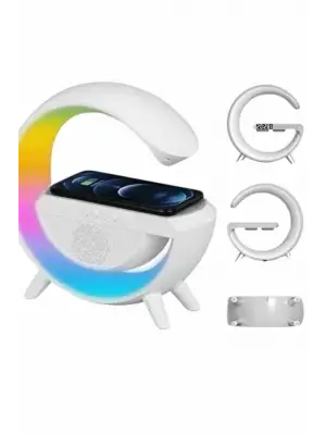 Yeni Nesil Bluetooth Hoparlör Speaker 5.0 Taşınabilir G Şeklinde Powerbankli