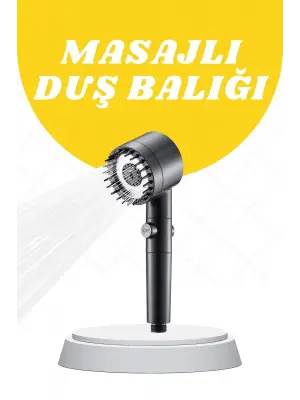 Yeni Nesil Masaj Etkili Duş Başlığı Su Basınçlı Tazyikli Özel