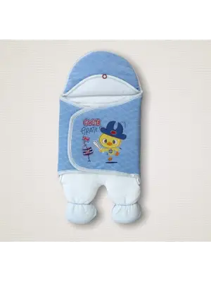 Enerjik Nakışlı Erkek Bebek Battaniyesi