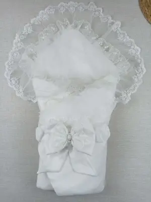 Lüks İpek Pamuklu Yenidoğan Kundak Battaniyesi