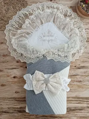 Elite Nakışlı Bebek Battaniye