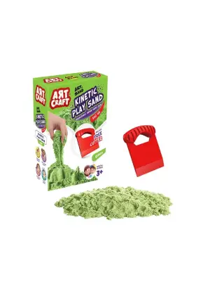 Omarı Yeşil Kinetik Oyun Kum - 500 gr Aksesuarlı