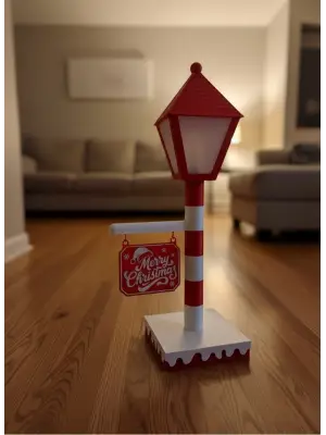 Yılbaşı Tabelalı Dekoratif Lamba Merry Christmas Işıklı Tasarım