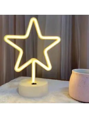 Yıldız Neon Led Lamba