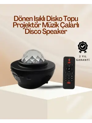 Yıldız & Okyanus Dalga Projektörü – Bluetooth / Usb Hoparlörlü