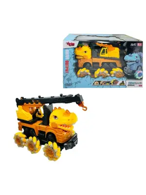YJ-078-1  Uzaktan Kumandalı Full Fonksiyon 2.4G Dinozor Kamyon Vinç -Vardem