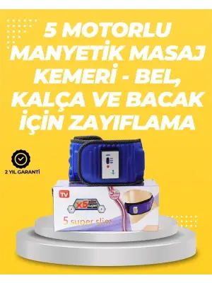 Yoğurma, Titreşim Ve Manyetik Masaj Özellikli Zayıflama Aleti – 750g Hafif Tasarım