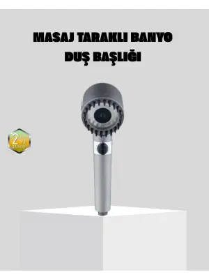 Yüksek Basınçlı Masajlı Duş Başlığı Su Tasarruflu