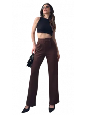 Göz Alıcı Yüksek Bel Biyeli Pantolon