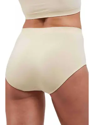 Omarı Yüksek Bel Dikişsiz İz Yapmayan Kadın Slip Külot