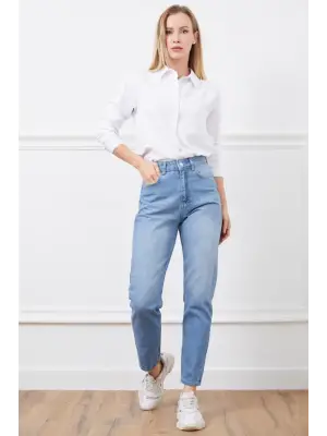 Çarpıcı Mom Jean Pantolon
