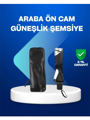 Yüksek Kaliteli Cam Elyaf İskeletli Araba Şemsiyesi – Tüm Araçlara Uygun
