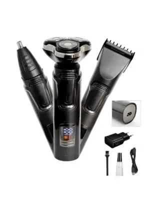 Yüksek Performanslı 3 Başlıklı Profesyonel Şarjlı Islak Ve Kuru Kullanıma Uygun