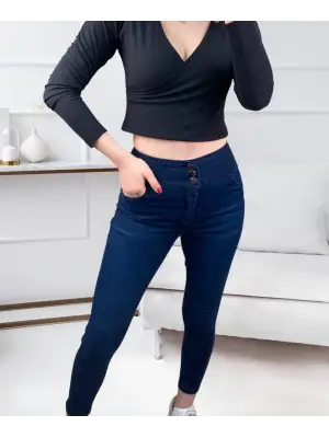 Yüksel Bel Likralı Kot Pantolon